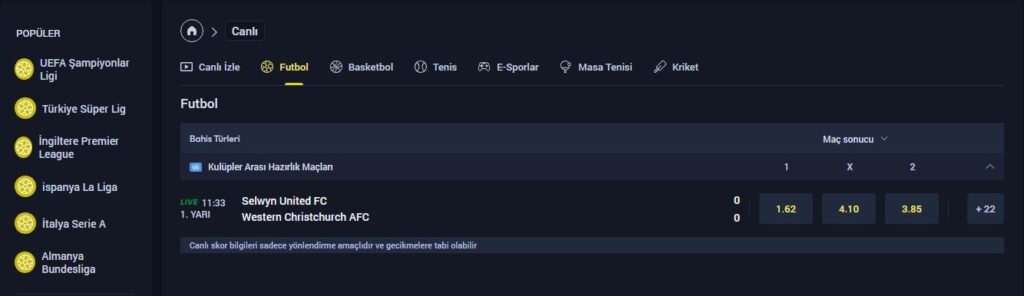 madridbet spor bahisleri